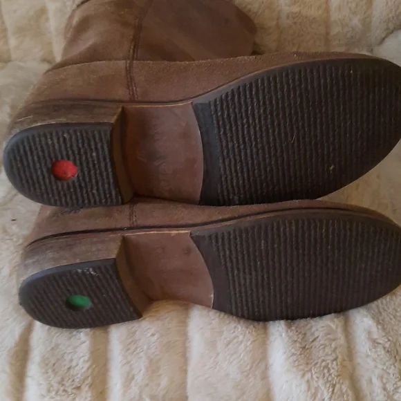 Kickers leather knee high boots - Picture 3 of 4